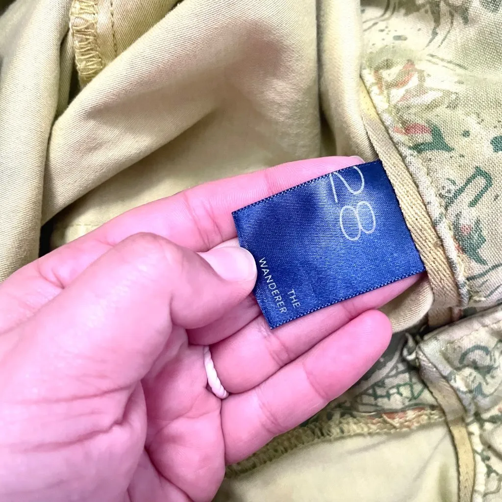 Anthropologie Pilcro and the Letterpress Green The Wanderer Pants Low Rise 28 - Image 7