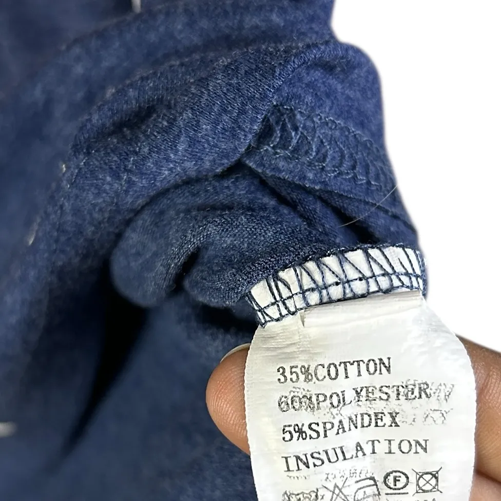 Americana US Distressed Country Flag Vibrant Blue Patriotic Star Casual T - Image 3