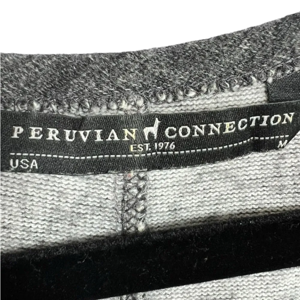 Peruvian Connection Fit & Flare Sweater Knit Midi Dress M - Image 3