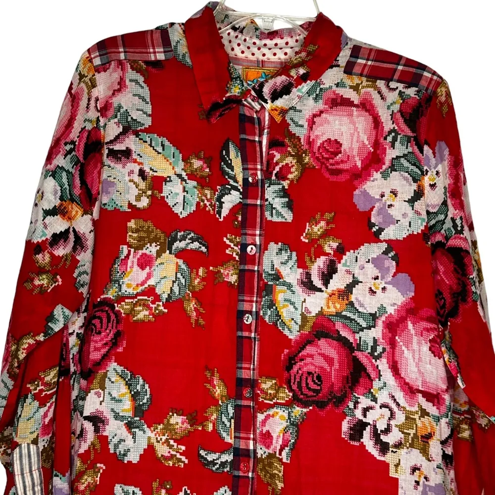 Johnny Was Long Shirt Dress‎ - Image 3