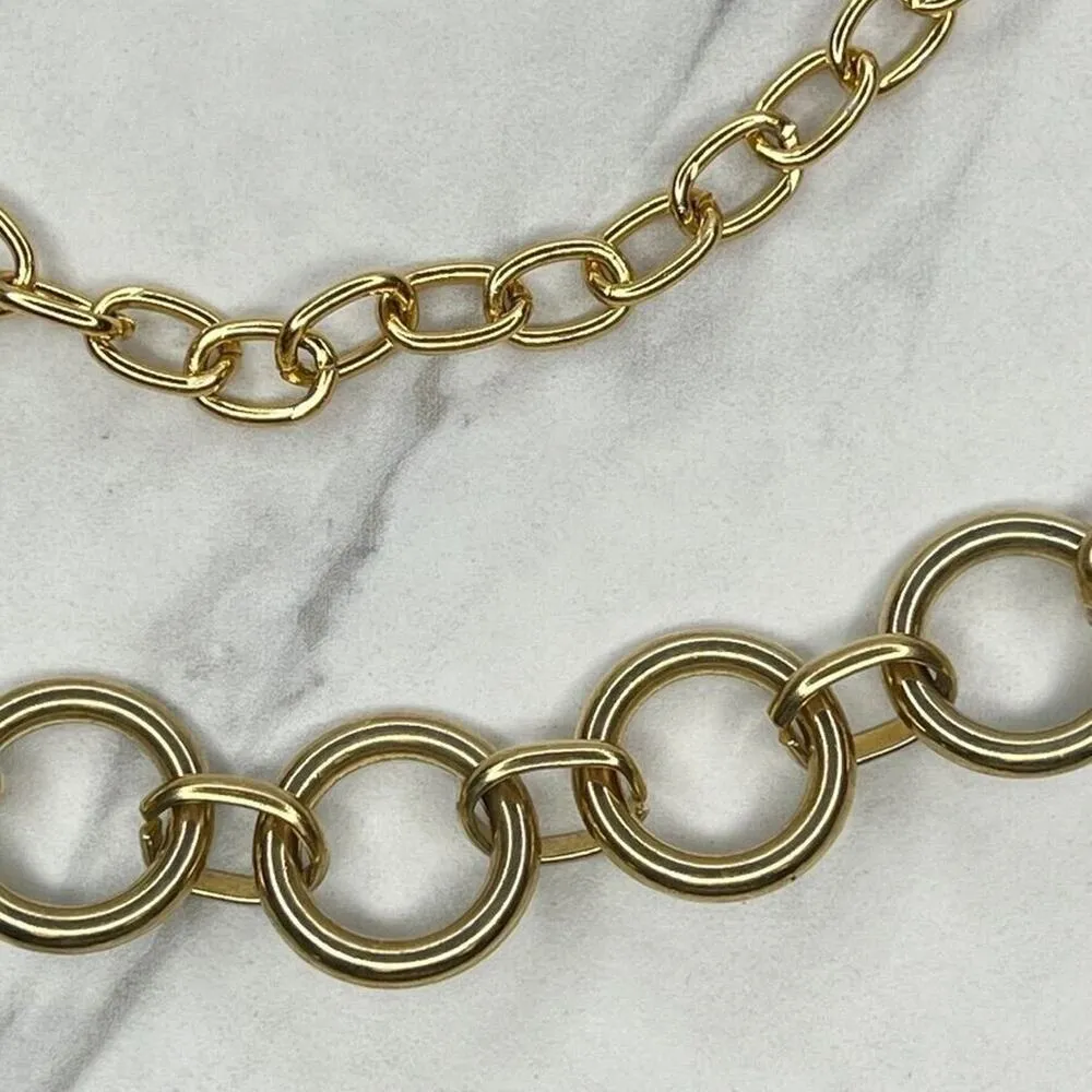 Gold Chain Link Belt Adjustable 14 - Image 3