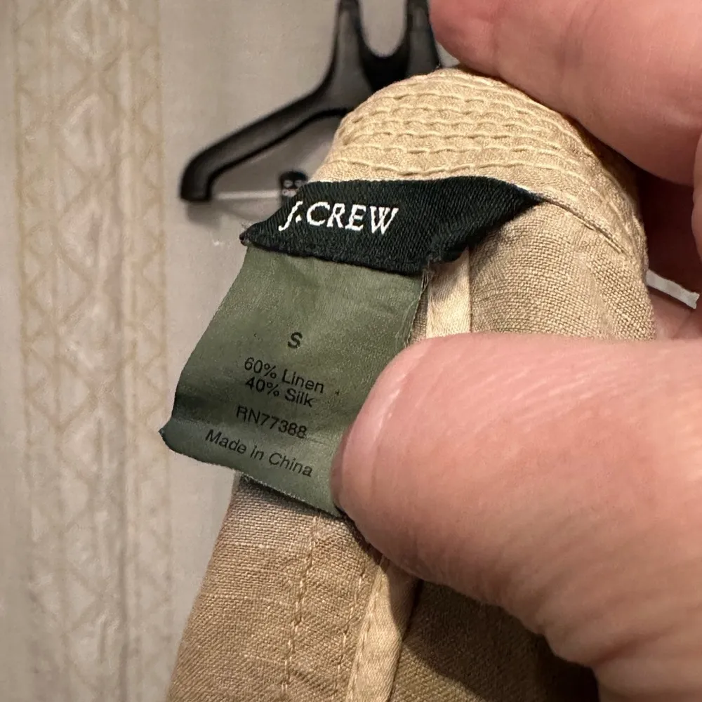 2 for $15 
J.Crew linen/silk mix Utility jacket - Image 4