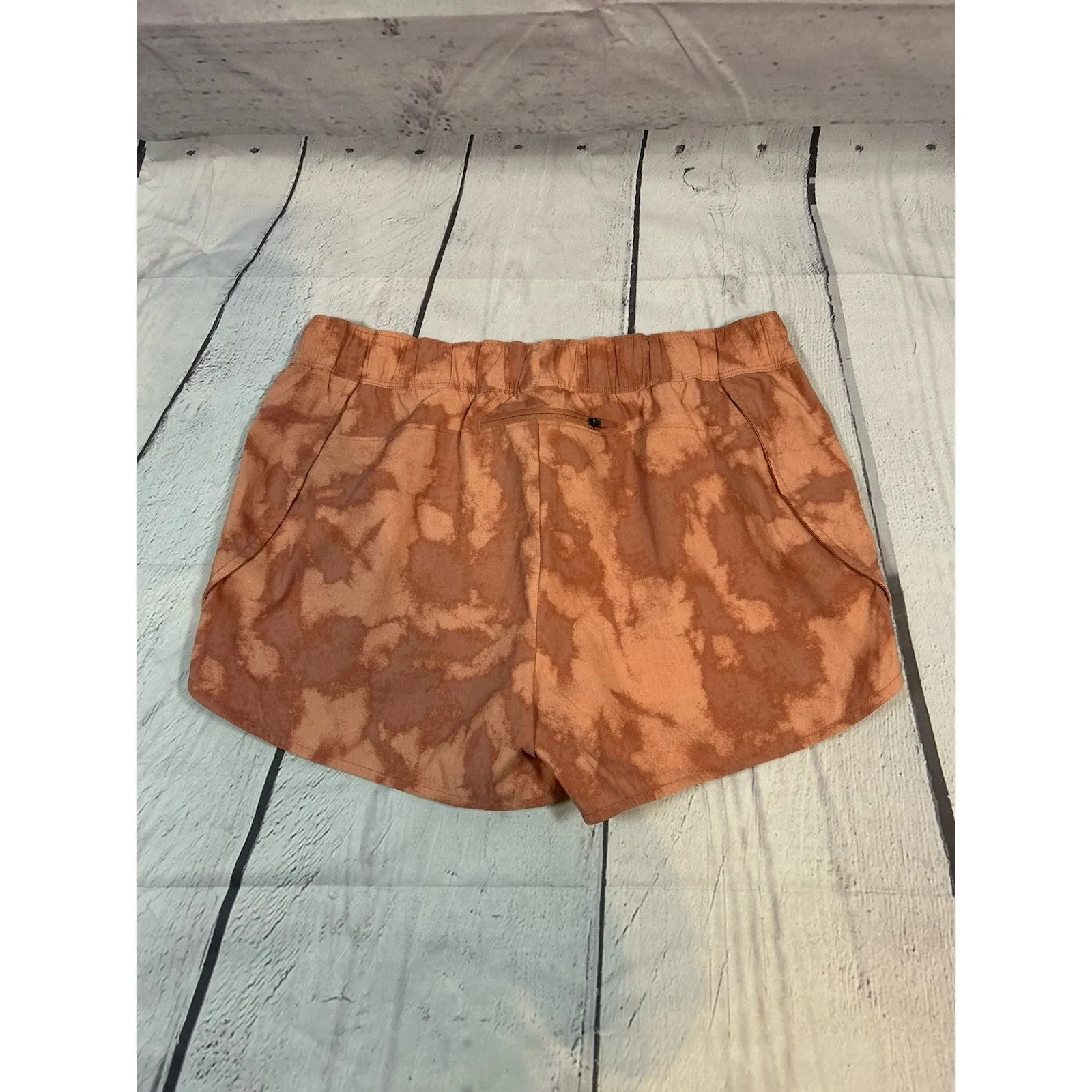 The North Face Coral Tie-Dye Running Shorts Size Large Elastic Waist Activewear - Image 2