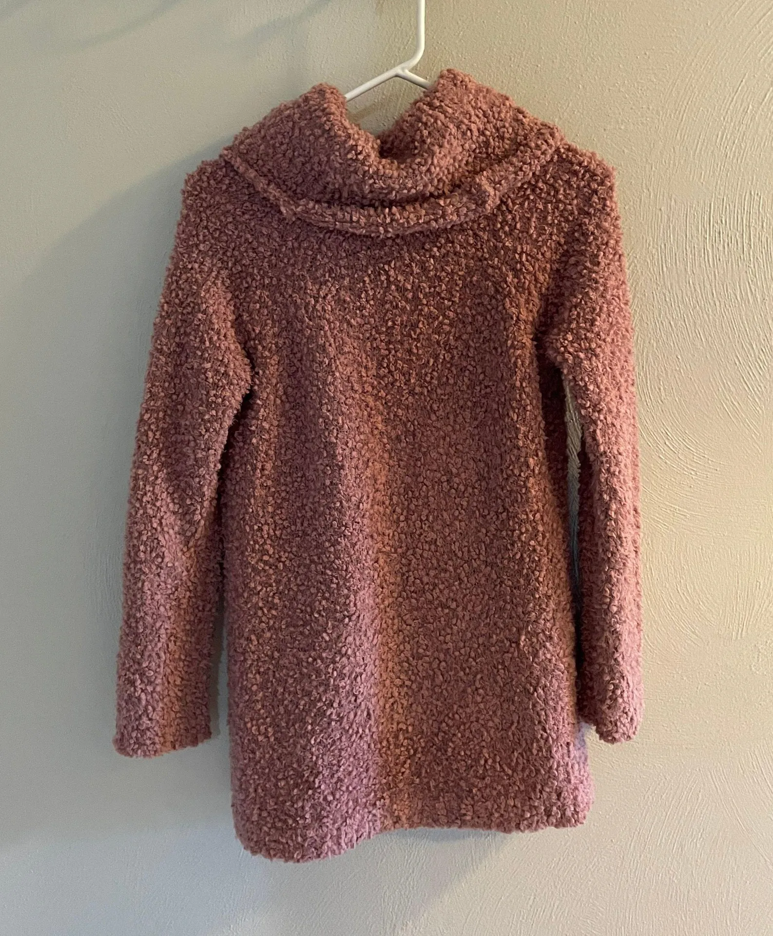 Sherpa Pink Turtleneck Sweater - Image 4