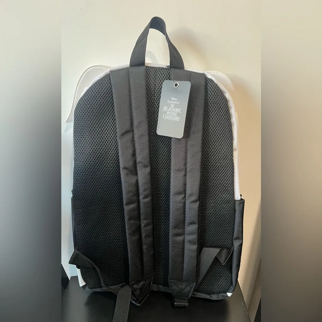 The Nightmare Before Christmas Zero Figural Fuzzy Backpack Black - Image 5