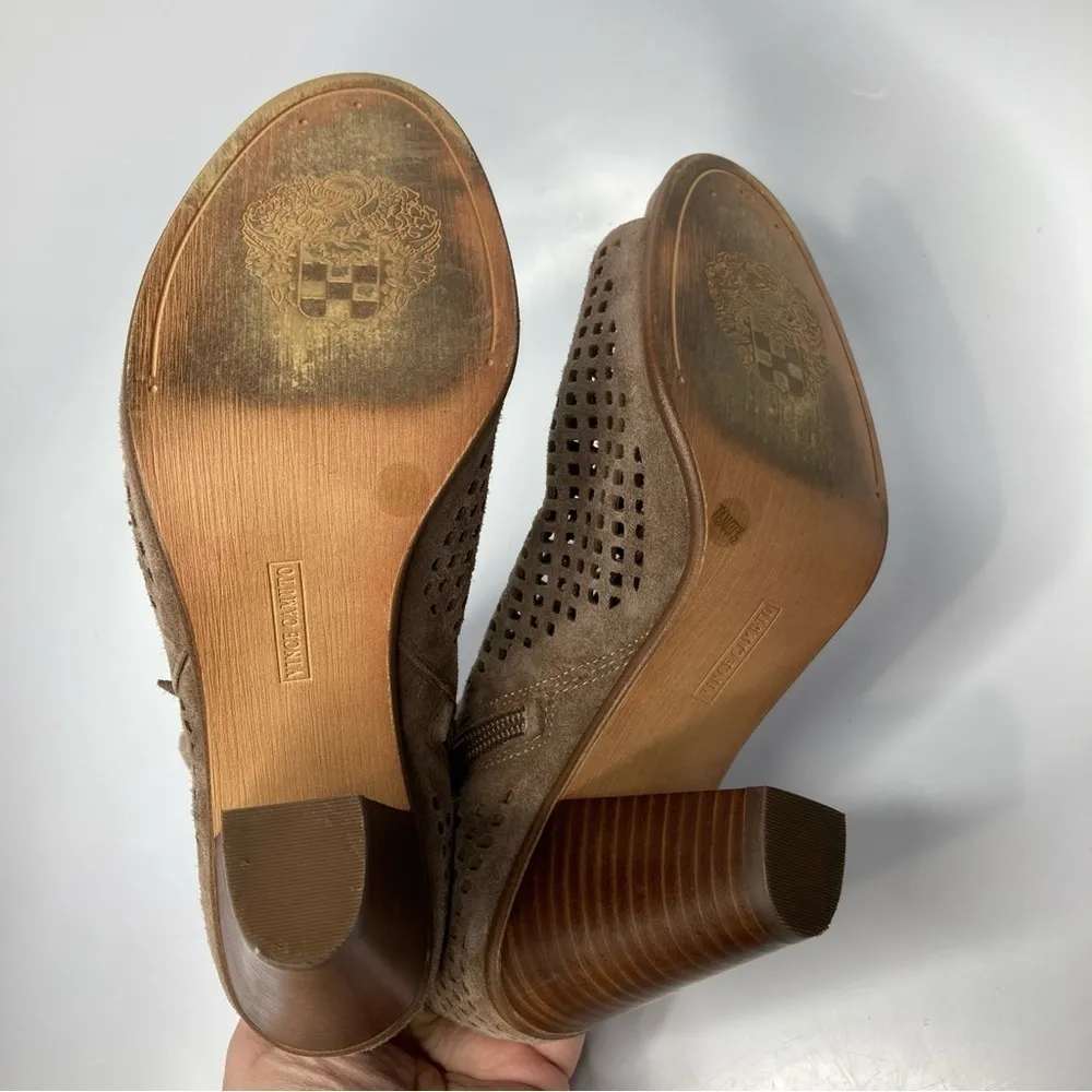 Vince Camuto Kamey peep toe booties‎ size 7.5 - Image 4