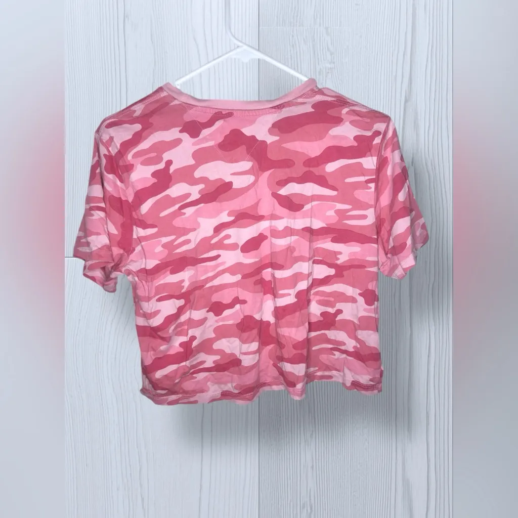 TOMMY HILFIGER Women’s Camo Short Sleeve Crop Tee - Image 4