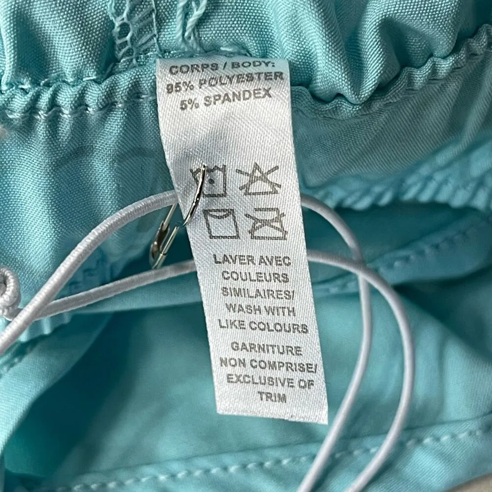 Kyodan Swim Medium Board Shorts UPF 40 Elastic Waist Quick Dry Aqua Blue New - Image 4