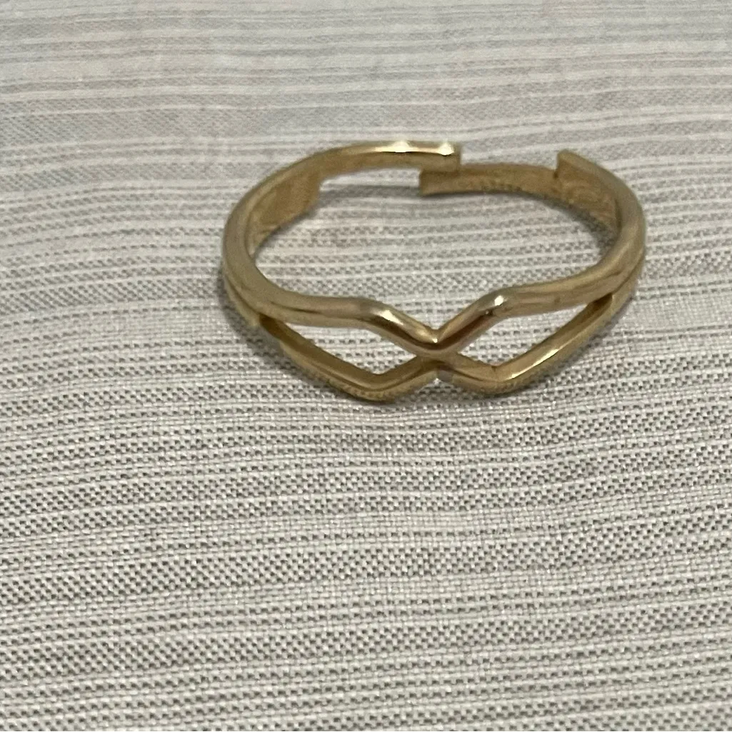 Vintage 50’s Gold Promise Ring - Image 3