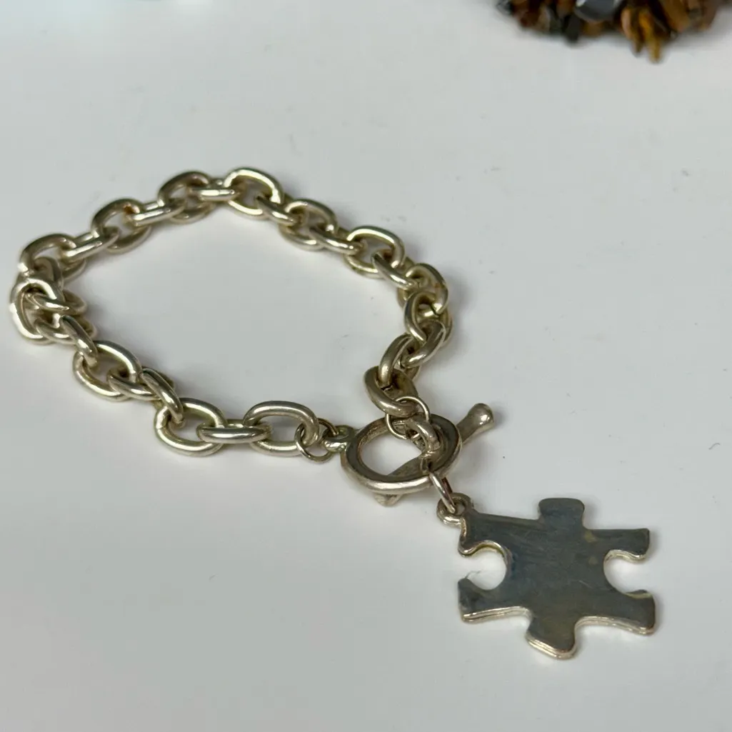 Bracelet Lot Turquoise Style, Beaded, Silver Tone, Tiger’s Eye Set of 6 Boho - Image 15