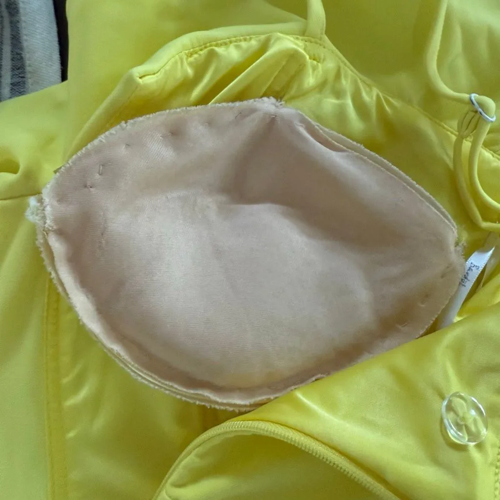 Bardot Lemon Yellow Rossa Frill Cocktail Dress $120 8 - Image 8