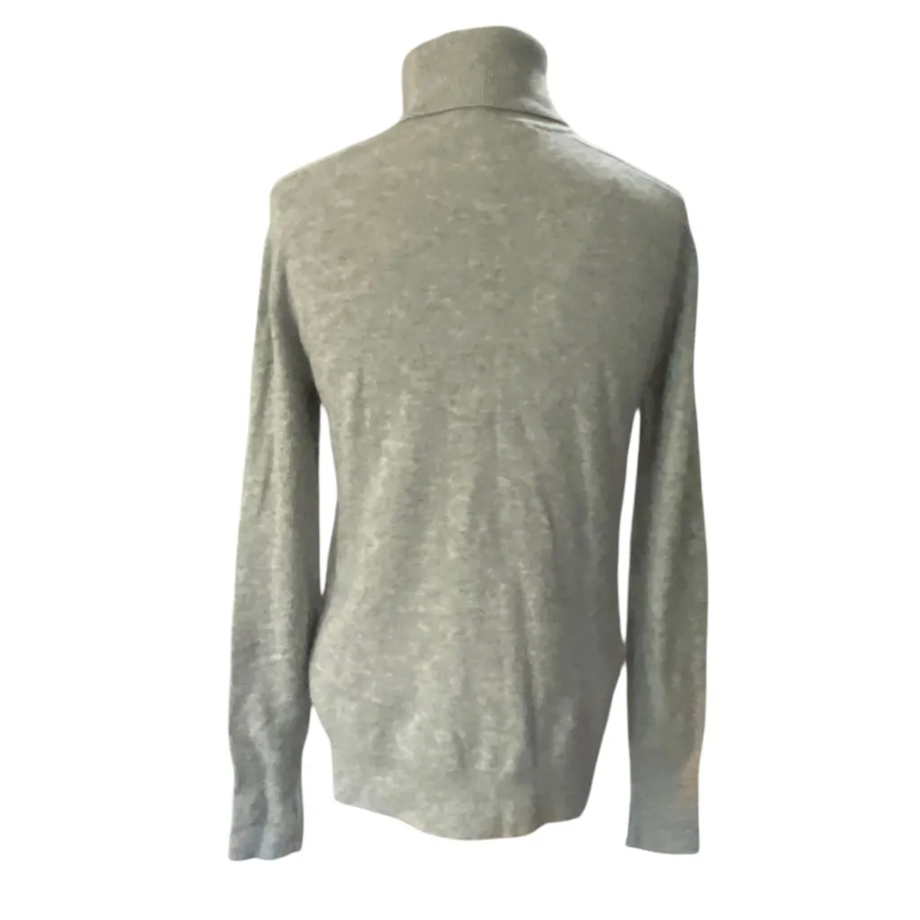 Everlane Gray CASHMERE Turtleneck Sweater Size XS Extra Small - Image 4