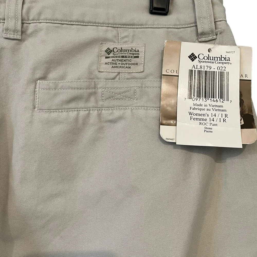 NWT, Women’s Columbia ROC in Stone Wash, Sz 14 - Image 8