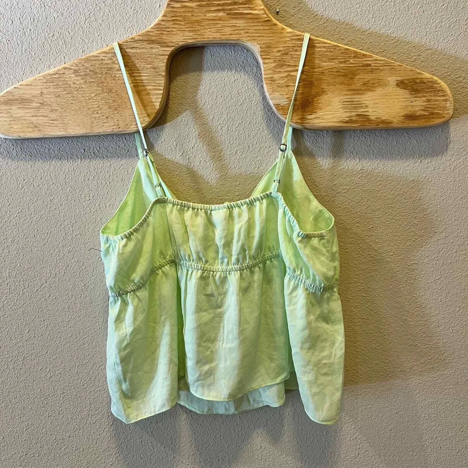 BP Tie-Front Cami Top Sleeveless Green‎ Casual Summer Top Size M - Image 5