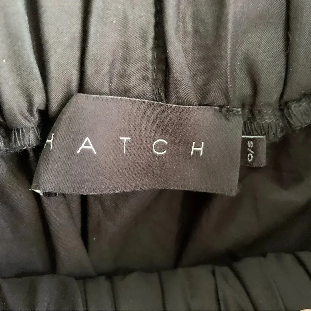 Hatch Maternity The Audrey Off Shoulder Swing Dress Black O/S Size undefined - Image 6