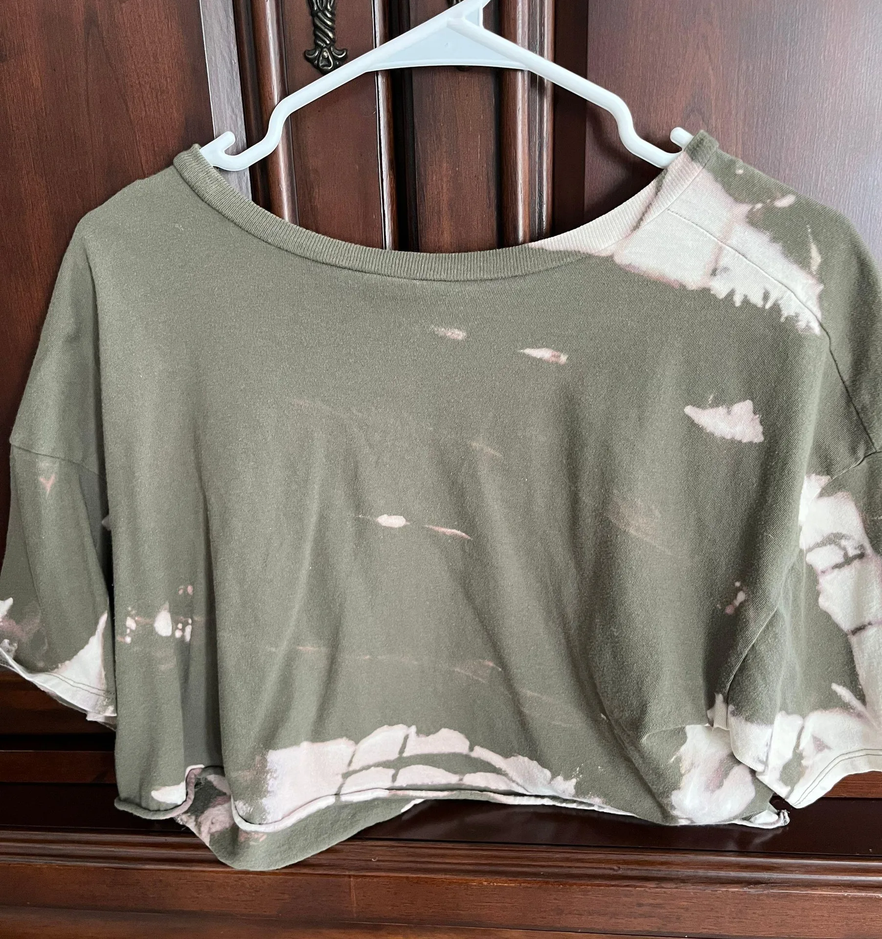 Handmade Tie Dye Cropped T Shirt  - Image 2