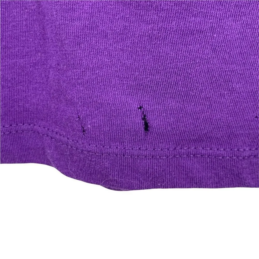 Vintage HTF Y2K Nickelodeon CAT DOG Purple Cotton Jersey T-Shirt Size XL - Image 6