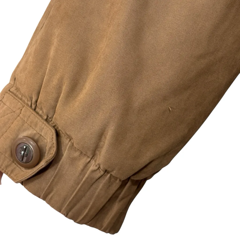 Bernardo Faux Suede Fall Winter Coat Size Small Raccoon Fur Trim Hood Womens - Image 12