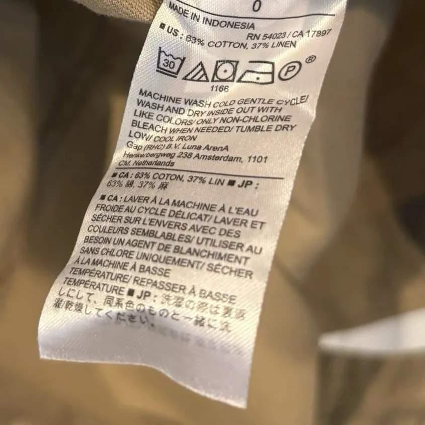 Banana‎ Republic Tan Button Front Skirt Size 0 - Image 5