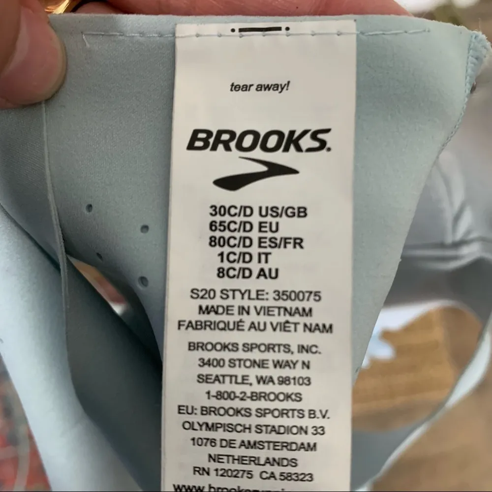 Brooks  Dare Zip Bra Size 30 C/D - Image 6