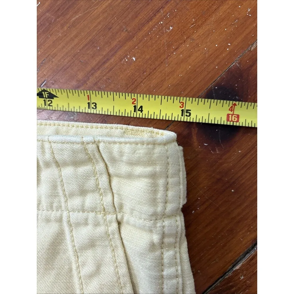 Madewell Griff High Waist Tapered Fatigue Pants Size 27 Yellow Carpenter Chinos - Image 3