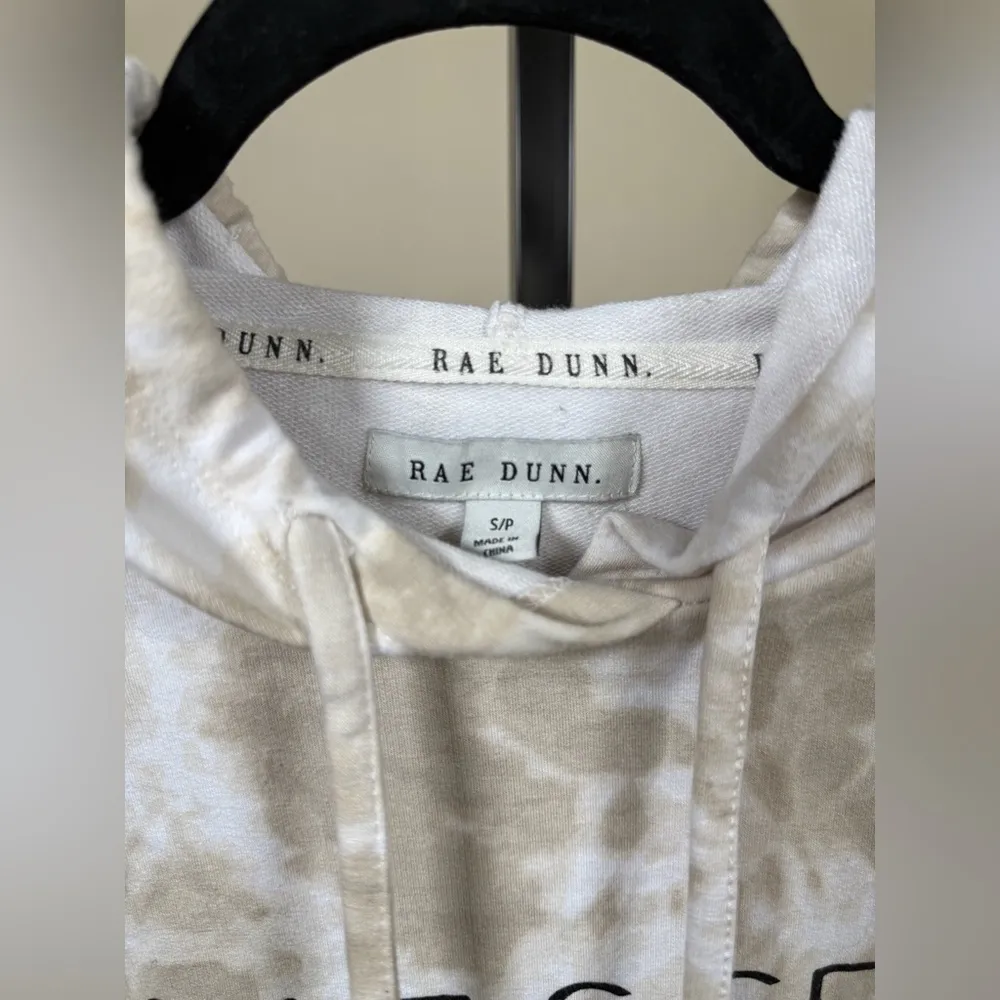 Rae Dunn Blessed Hoodie Tie Dye Oversized Neutral Cozy Streetwear Boxy Chic Cute - Image 4