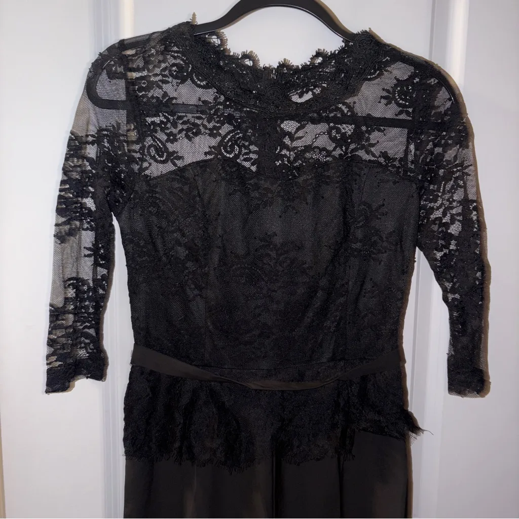 Women’s Elegant Black Lace Jumpsuit Size M - Image 3