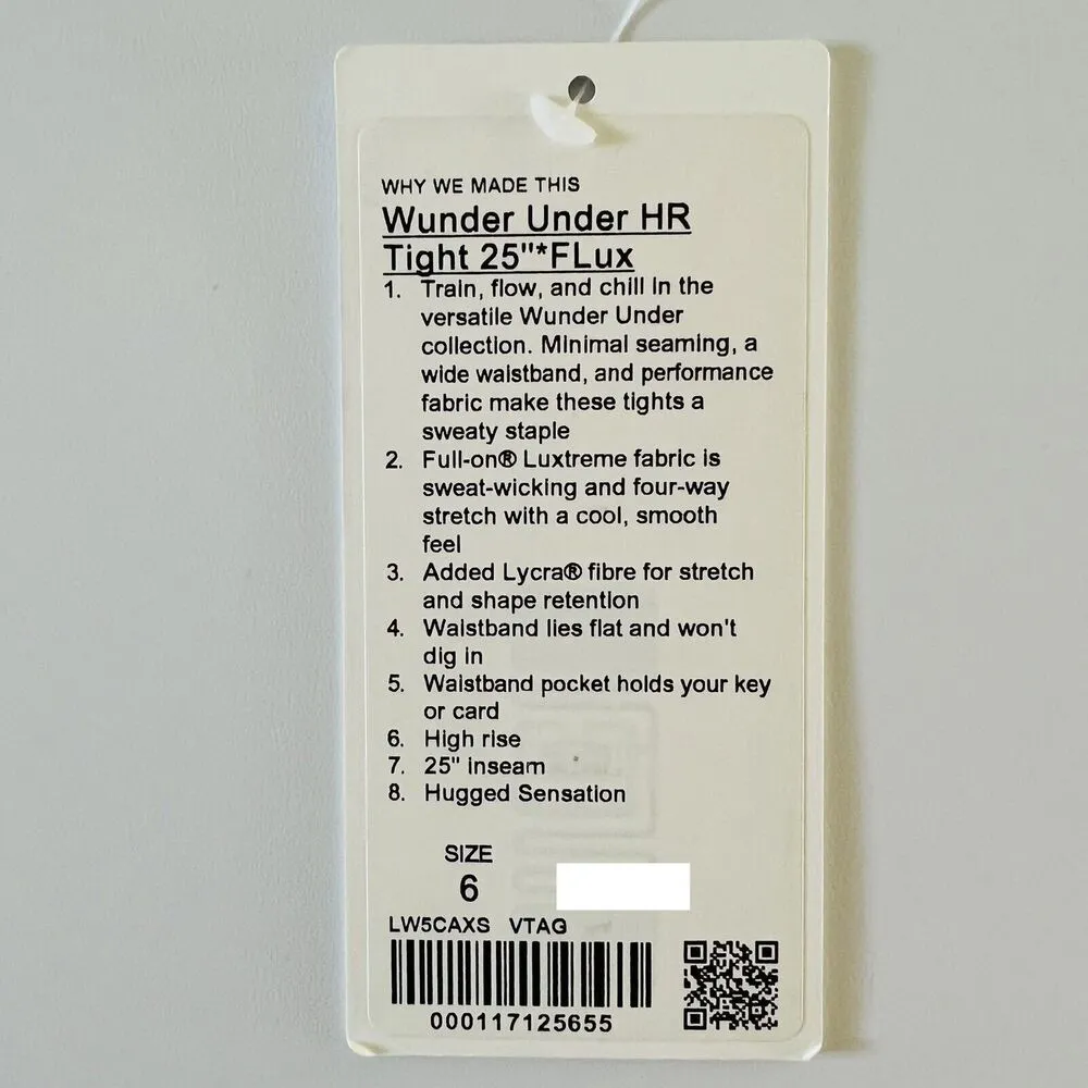 LULULEMON ATHLETICA Vista Green Wunder Under HR Tight 25" *FLux Leggings - US 6 - Image 7