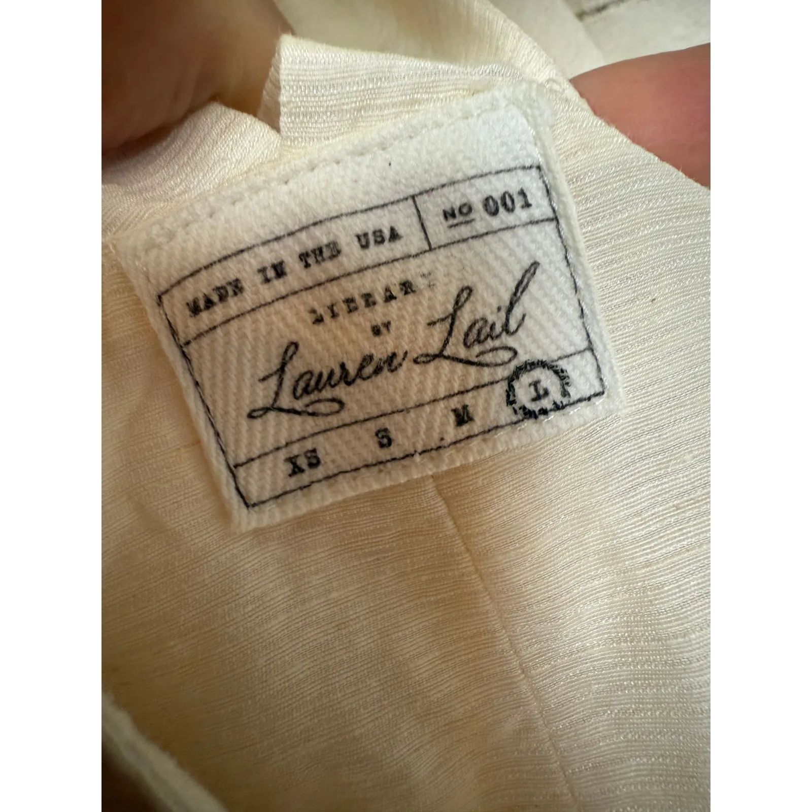 Library by Lauren Lail Brooks Silk Blend Top Sz. L Size L - Image 8