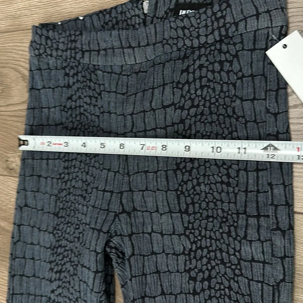 Hudson Evelyn High Waist Skinny Pants Snake‎ Charmer Gray Black Size 24 - Image 8