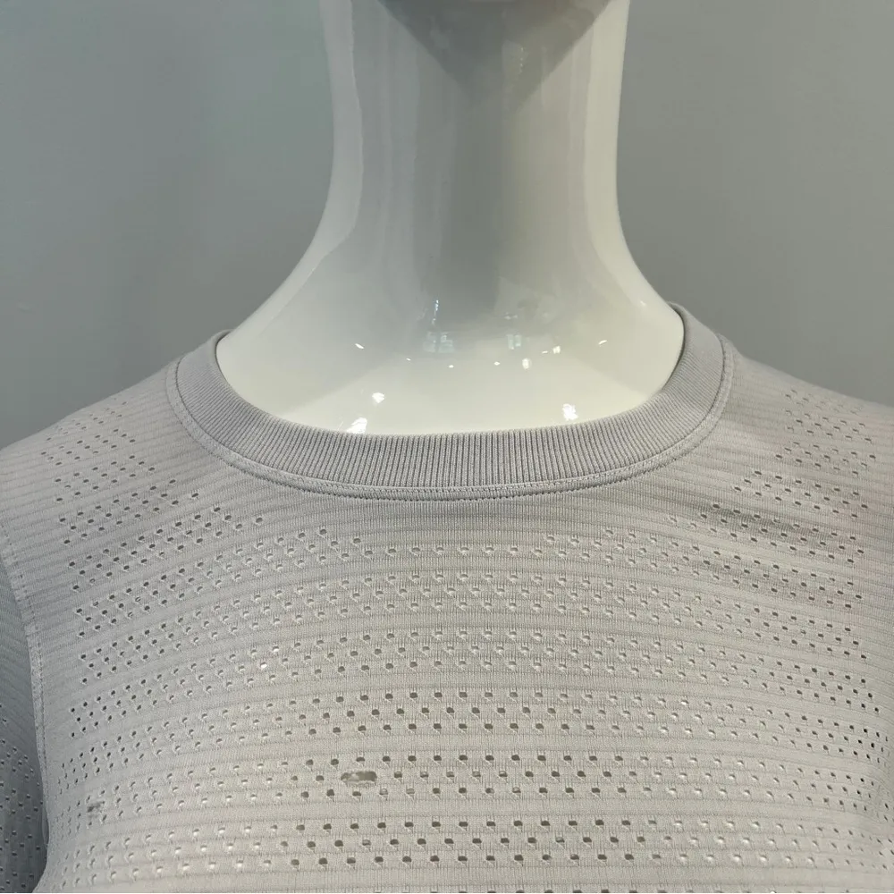 Lululemon Swiftly Breathe Long Sleeve Squad White - Image 5