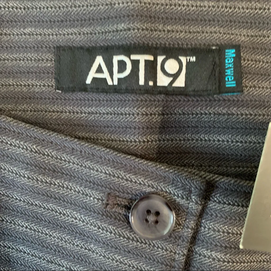 Apt. 9 Maxwell Dress Pants "Grey Stripe"‎ Size 6 NWT - Image 5