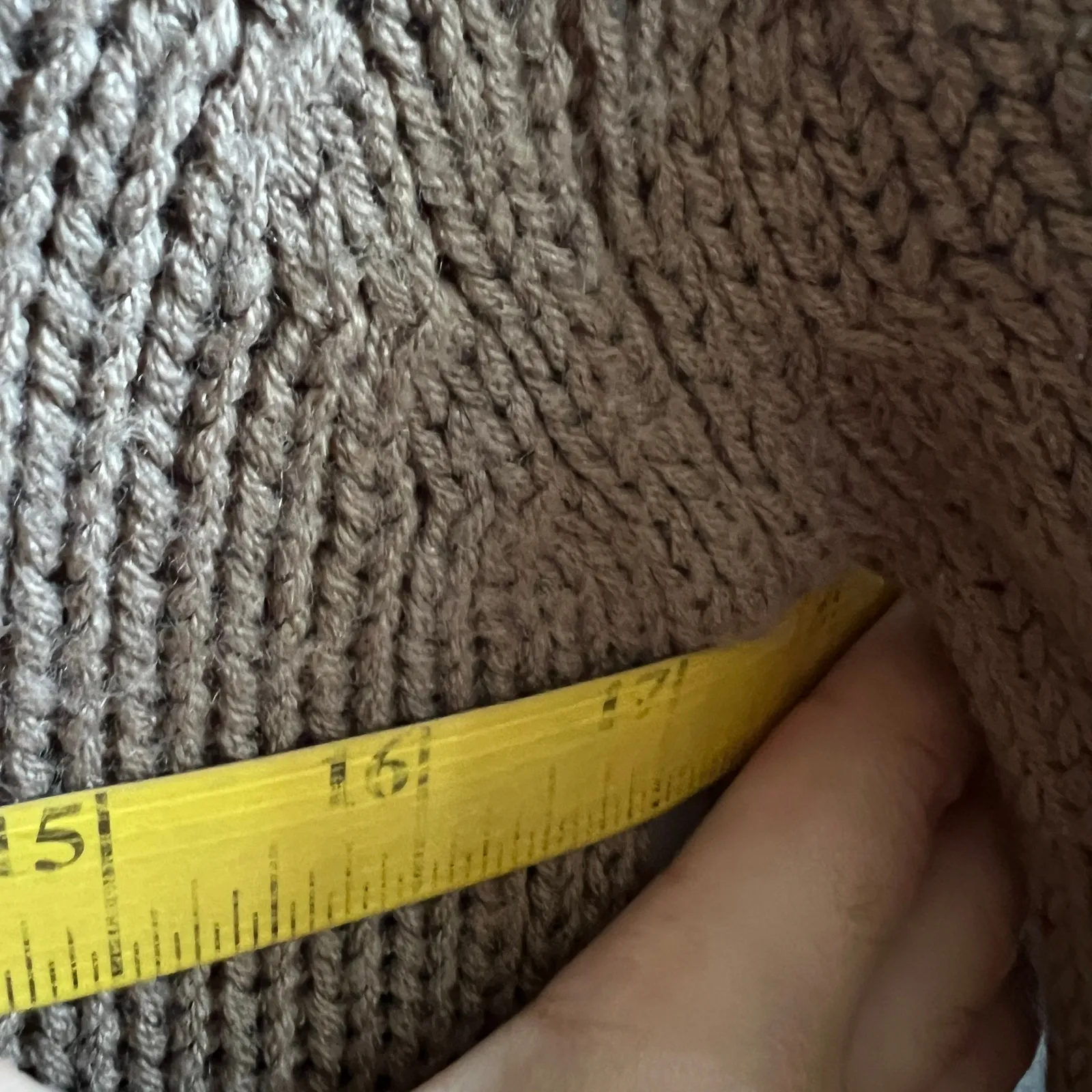 Vintage Brown Babydoll Long Cardigan Cottagecore Y2K 2000s Academia‎ Medium - Image 5