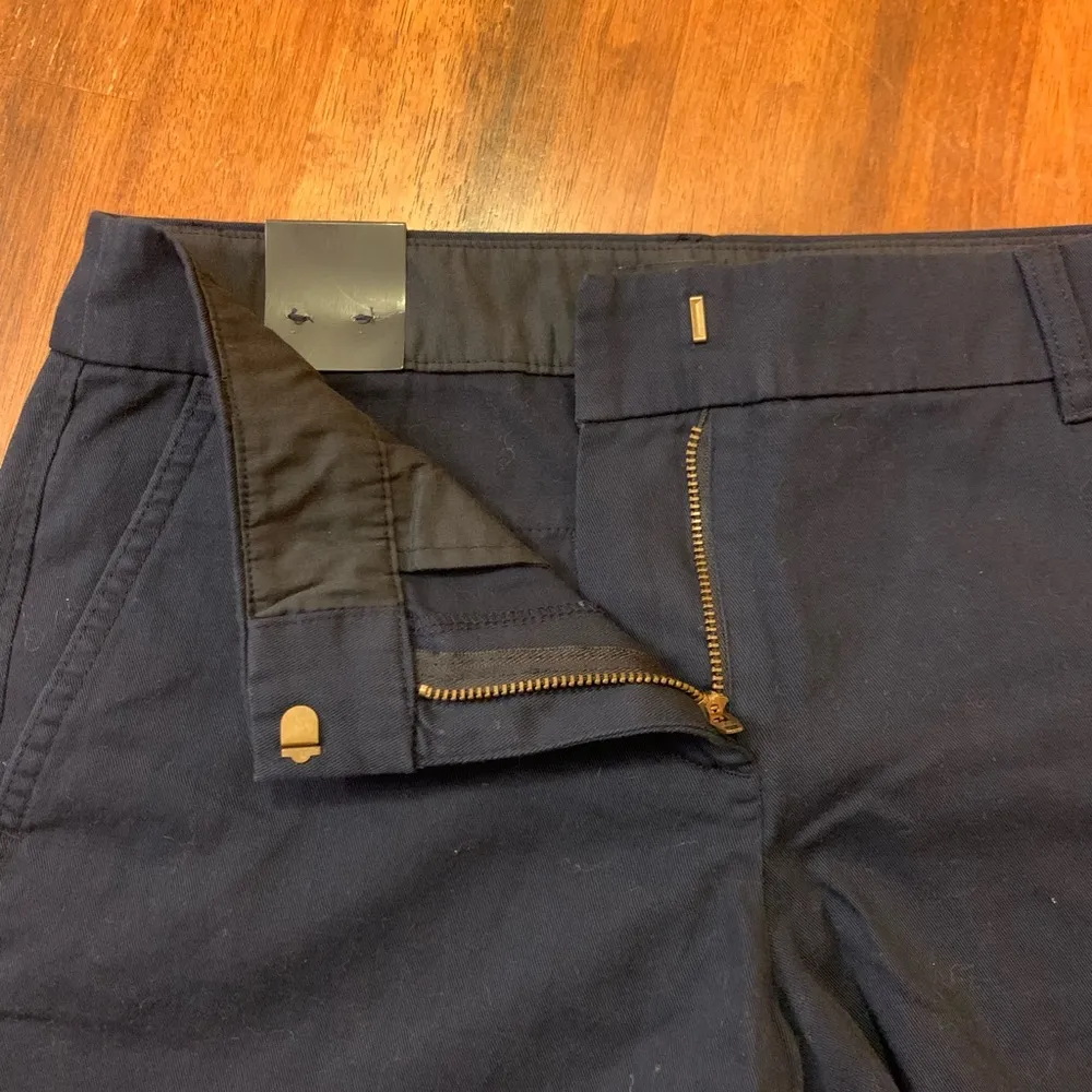 J. Crew NWT Shorts 4 Navy Blue 3.5" short Tailored  Preppy Summer Casual - Image 3