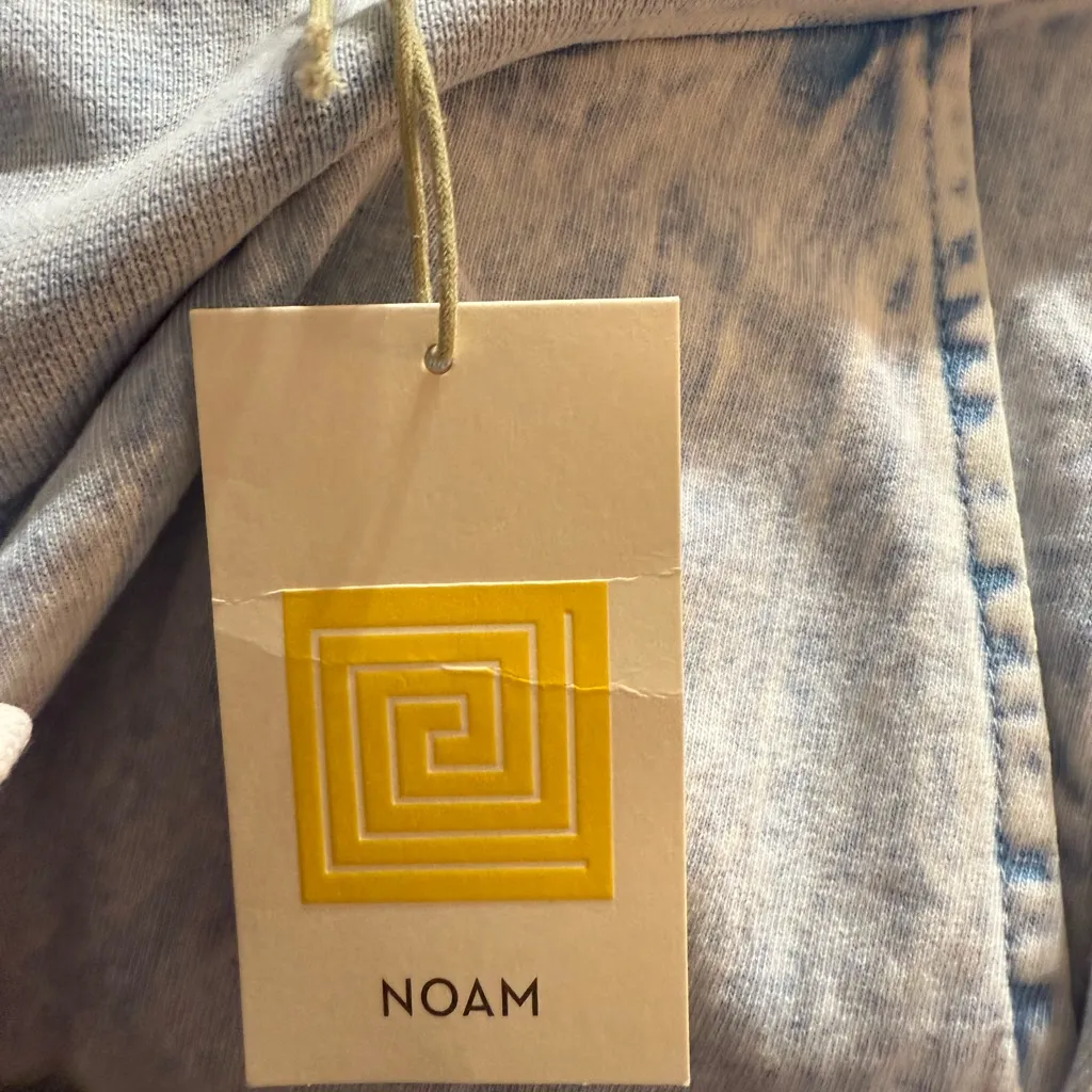 NWT Noam Ridley High Rise Sweatpants Joggers Blue Size M - Image 3