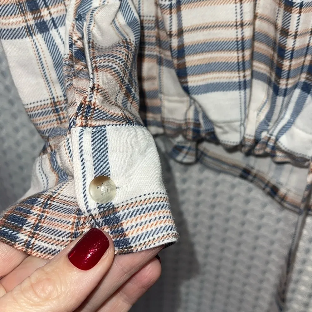 Truself Top Women's Size S Plaided Multicolor - Image 3