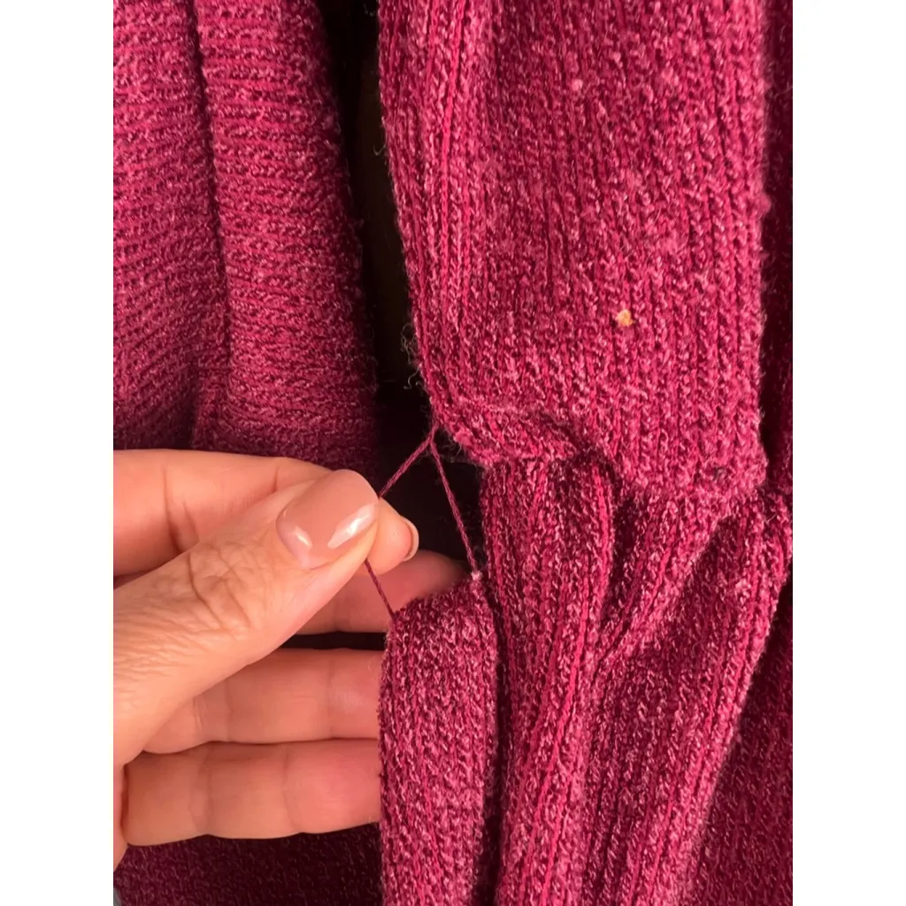 Francesca's Women's Large Magenta Wrap Front Tie Waist Mini Dress NWT $48 - Image 8