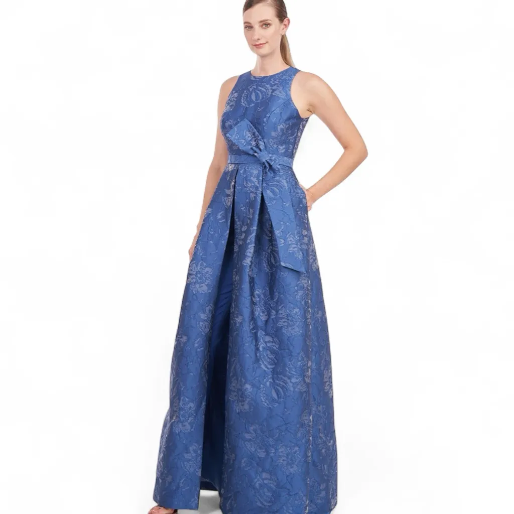 ADELAIDE WALK THRU JUMPSUIT NWT SZ 10 Blue - Image 5