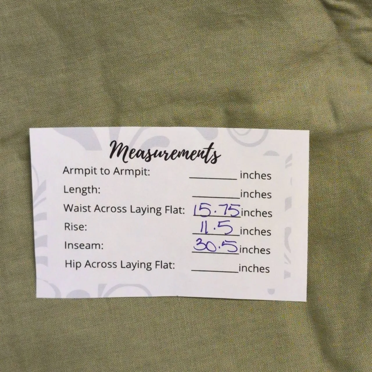 NWT Andie The Pant Ivy Green Elasticized Pockets Comfortable Relaxed Wide Leg M - Image 10