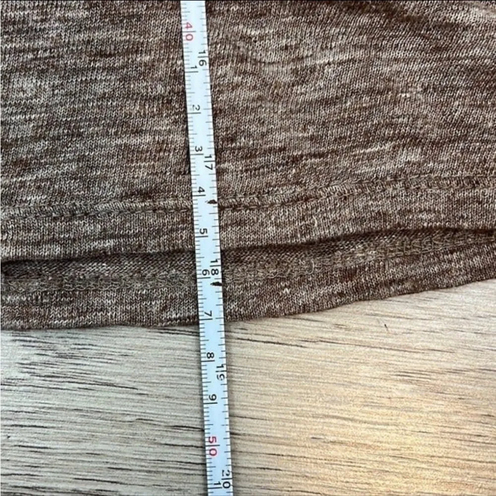 Zara Brown Crewneck Bell Sleeve Top Size S - Image 7