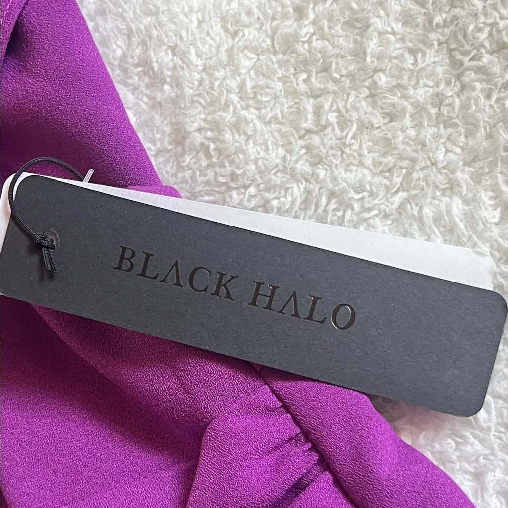 Black Halo Meredith Sheath Dress Hyacinth Purple Size 10 (NWT) - Image 7