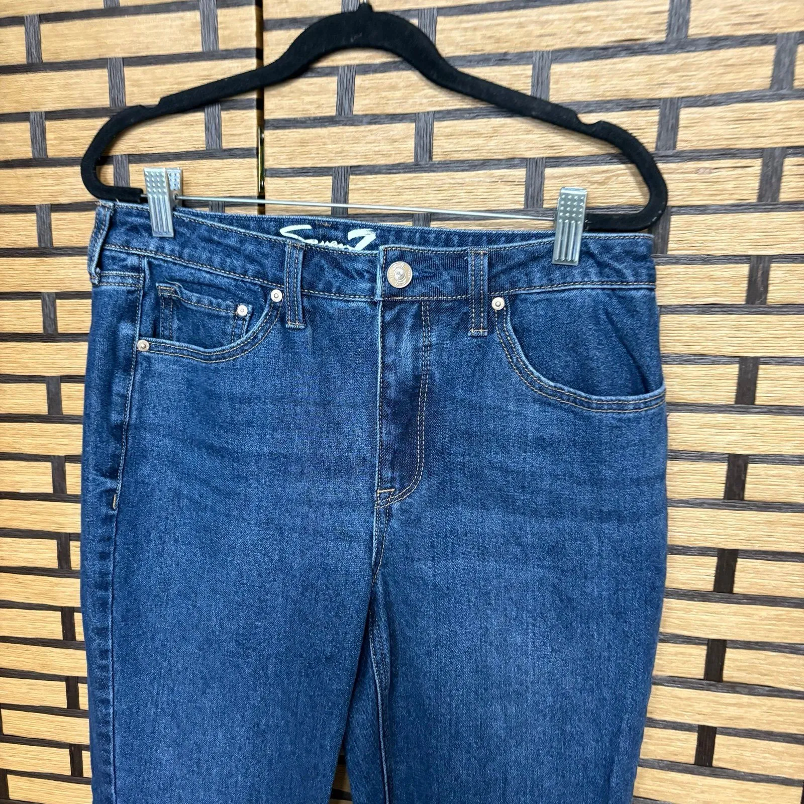 Seven7 Slim Straight‎ Jeans Size 6 - Image 3