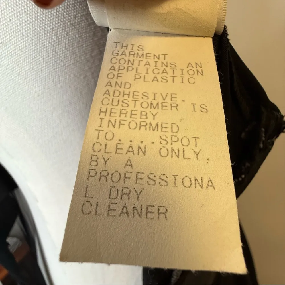 TADASHI Designer Gown Halter Neck Beaded Appliqué Sheer Waist Women’s Medium - Image 12