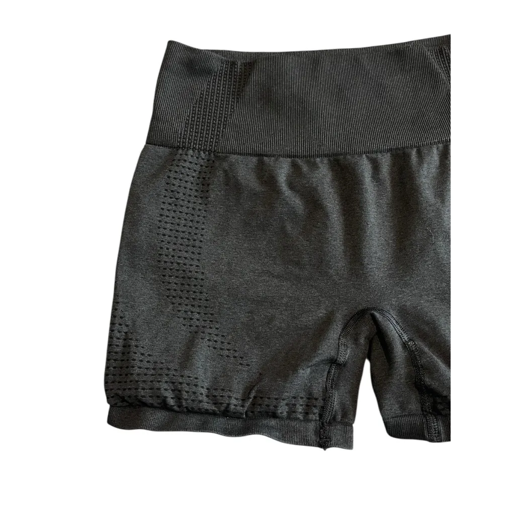 Gymshark Compression Shorts Womens Small Black High Waist Stretch Gym Athletic - Image 2