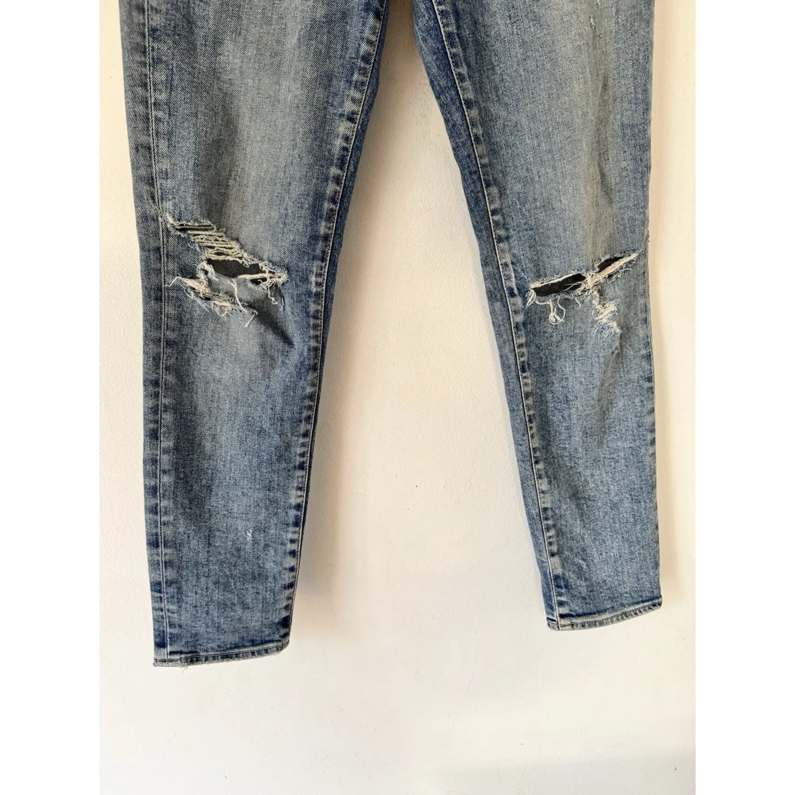 Mousy Vintage Distressed Skinny Jeans Made In Japan Women’s Size 25 Blue - Image 5