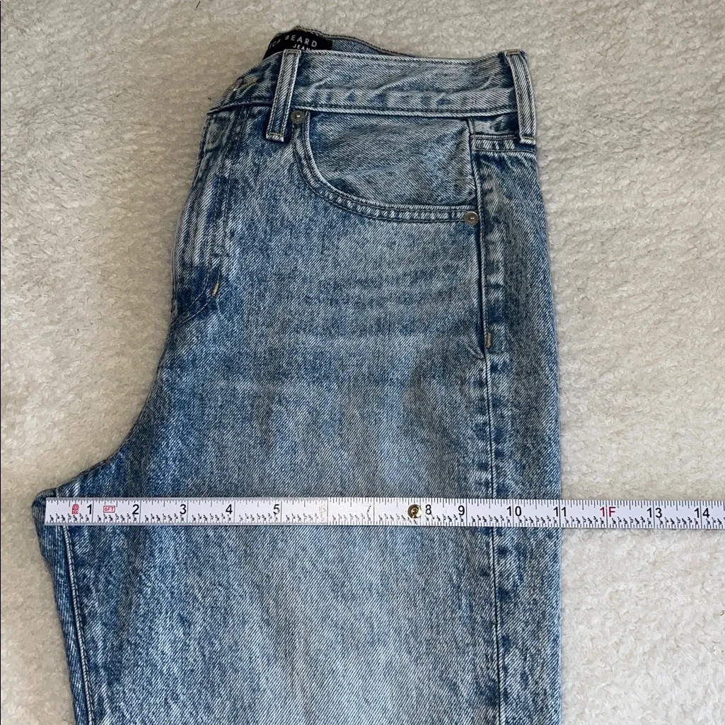 Veronica Beard Carly Kick Flare High Rise Jeans Pebble Stone 27ā - Image 5