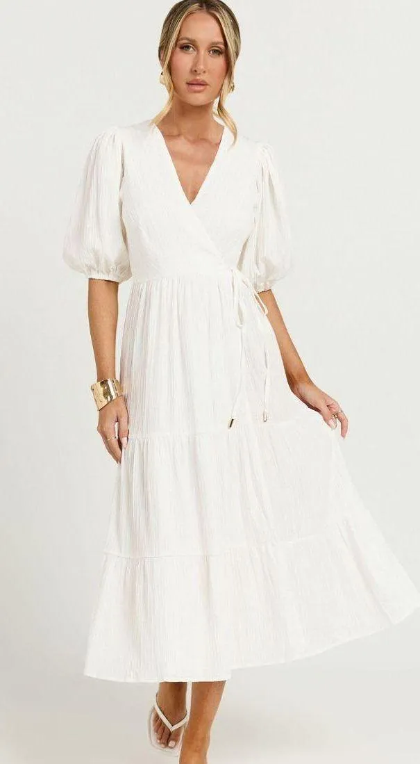 White Midi Dress - Image 4