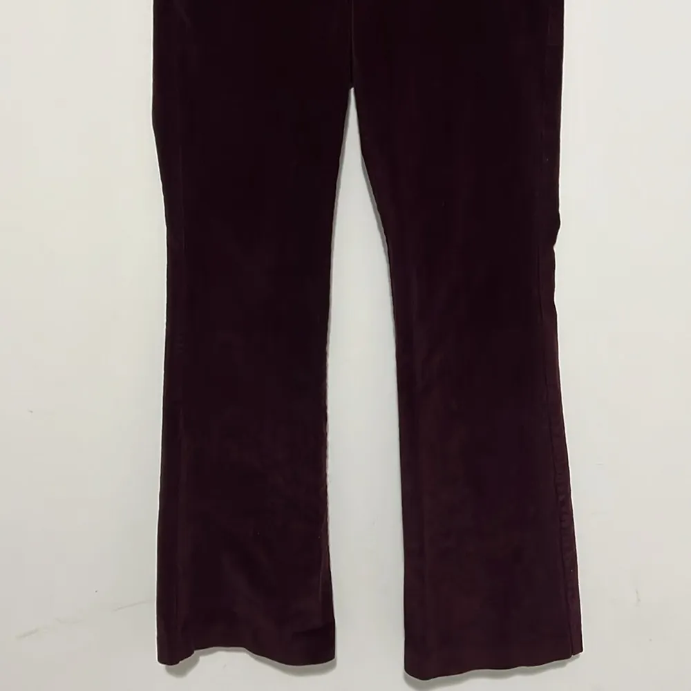 Banana Republic The Martin Fit Corduroy Pants Burgundy Size 0 EUC - Image 3