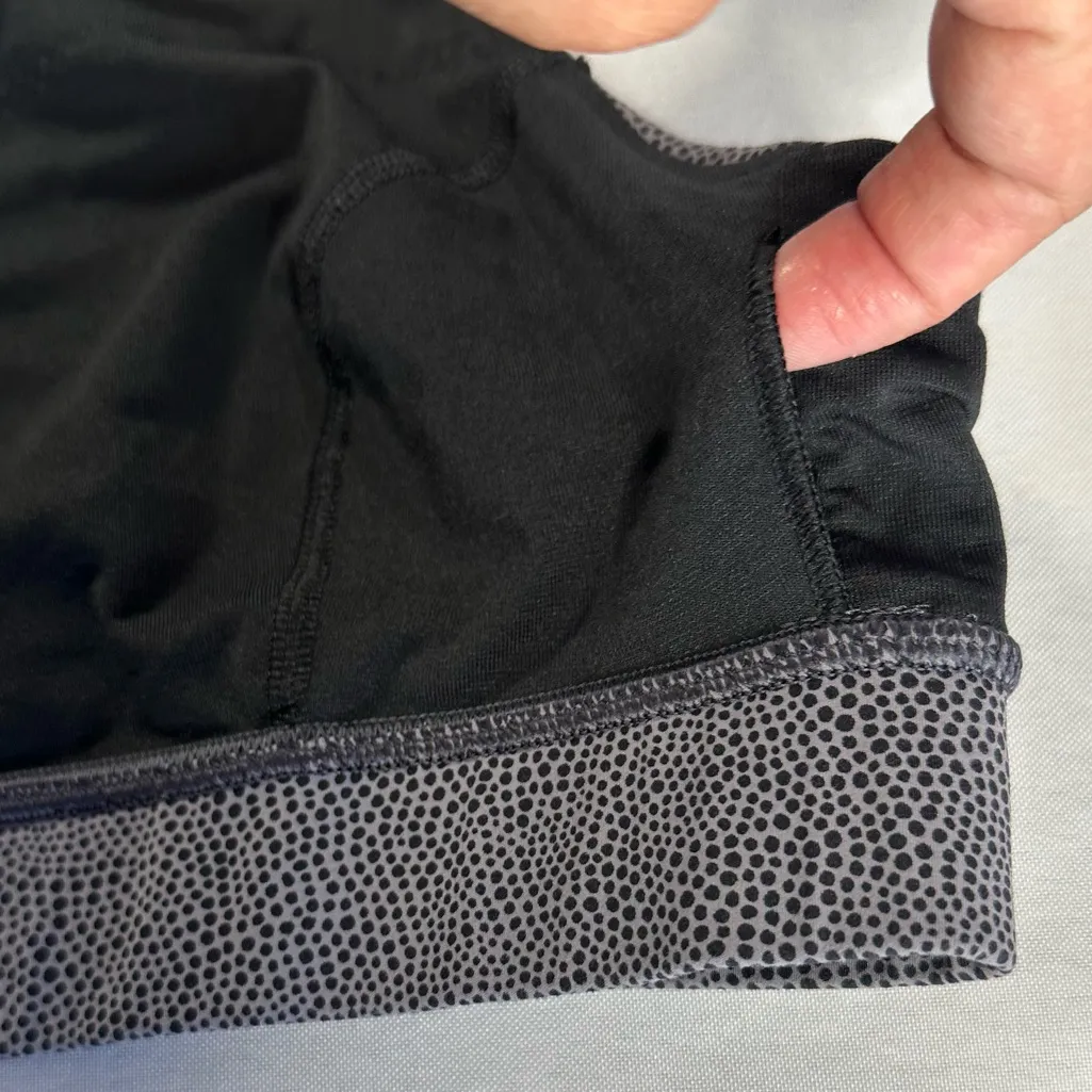 Lululemon • Fast & Free Sports Bra In Dusky Lavender Black Polka Dots Size XS - Image 6