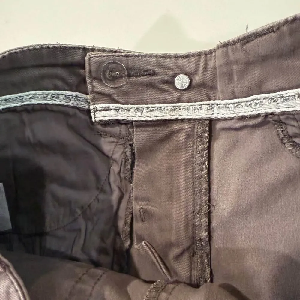 Vintage Y2K EDC by Espirit Low Rise Slim Straight Pants Women's 32 Brown Casual - Image 8